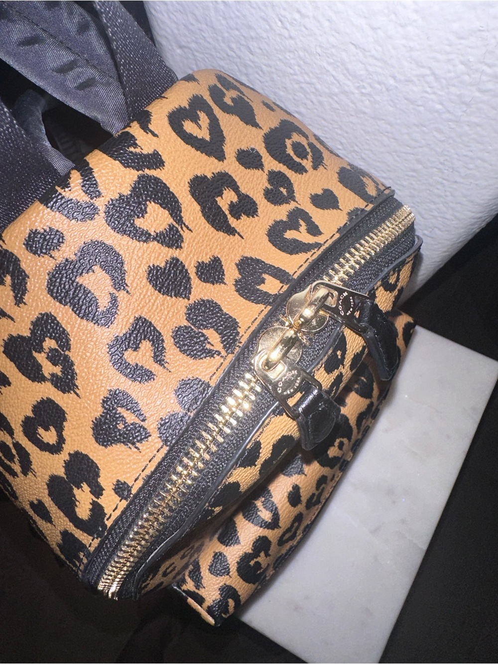 Coach Mini Charlie Backpack - Leopard Wildheart - Picture 10 of 16